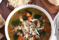Hearty Italian Sausage White Bean Pasta Soup