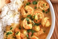 Tropical Coconut Shrimp Curry
