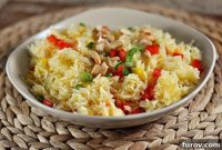 Flaky Tilapia with Zesty Orange Cashew Rice