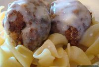 Rich Creamy Meatballs