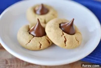 Chocolate Kissed Peanut Butter Cookies