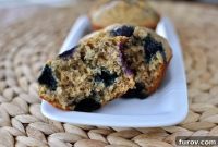 Naturally Sweet Banana Blueberry Muffins