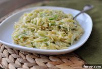 Golden Orzo with Peas and Parmesan