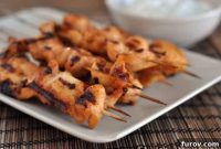 Smoky Chipotle Chicken Skewers with Zesty Avocado Crema