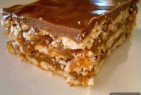 Golden Caramel Crisp Bars