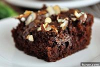 Decadent Chocolate Zucchini Cake with Brown Sugar Crumble