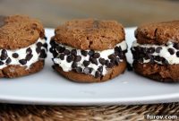 Spiced Pumpkin Chocolate Ice Cream Sandwiches
