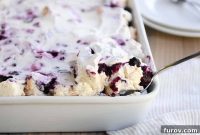 Angelic Blueberry Cloud Cake