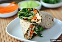Crispy Thai Chicken Wraps