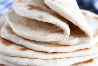 Freshly Baked Homemade Flatbread