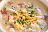 Golden Chicken Corn Chowder