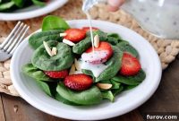 Juicy Strawberry Spinach Salad with Dreamy Poppy Seed Dressing