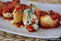 Three-Cheese Spinach Stuffed Shells