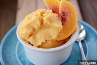 Effortless Peach Frozen Yogurt Refreshment