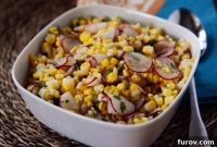 Jalapeno Lime Sweet Corn Salad with Radish