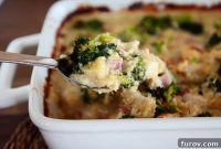 Creamy Chicken Cordon Bleu Quinoa Bake