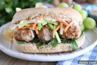 Simple Vietnamese Meatball Banh Mi