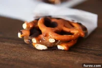 Homemade Dark Chocolate Sea Salt Caramel Pretzel Bark