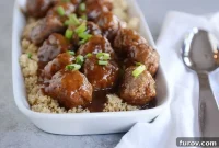 Sticky Skillet Teriyaki Meatballs