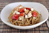 Balsamic Glazed Chicken Noodle Bowl