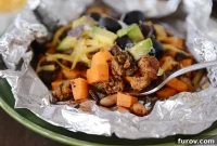 Foil Roasted Sweet Potato Tacos