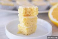Zesty Lemon Brownie Bites
