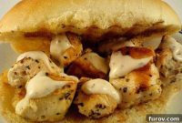 Zesty Grilled Chicken Spiedie Sandwich