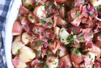 Warm Tangy Bacon Potato Salad