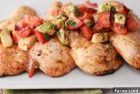 Fiery Chili-Lime Chicken with Cool Strawberry Avocado Salsa
