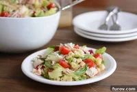 Portillos Iconic Chopped Salad with Signature Sweet Italian Dressing