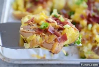 Ultimate Cheesy Bacon Garlic Smashed Reds