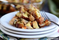 Savory Pretzel Sausage Stuffing