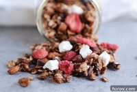 Homemade Dark Chocolate Granola Clusters