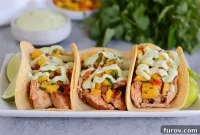 Grilled or Instant Pot Chili Lime Tacos with Mango Salsa