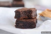 One-Bowl Double Chocolate Peanut Butter Swirl Brownies