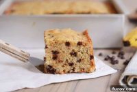 Wholesome Banana Chocolate Chip Snack Squares