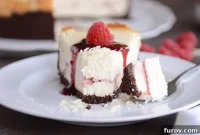 Velvet White Chocolate Raspberry Truffle Cheesecake