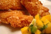 Island Macadamia Chicken with Zesty Mango Salsa