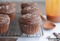 Ultimate Double Chocolate Salted Caramel Muffins