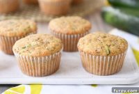 Bright Whole Grain Lemon Poppy Seed Zucchini Muffins