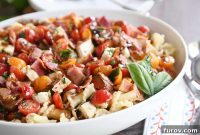 Ultimate Bruschetta Chicken Bacon Pasta