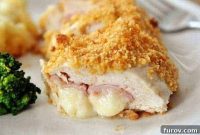 Ham and Swiss Stuffed Chicken