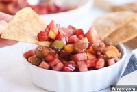 Vibrant Fruit Salsa with Cinnamon Sugar Crisps