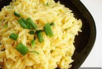 Golden Orzo Delight