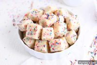 Quick and Easy Egg Free Funfetti Shortbread Delight