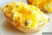 Loaded Double Baked Potatoes