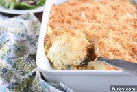Make-Ahead Dreamy Baked Mashed Potatoes with Crispy Parmesan Topping