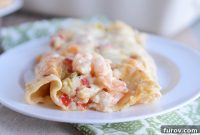 Velvet Shrimp Enchiladas Blanco