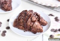 Decadent Triple Chocolate Scones