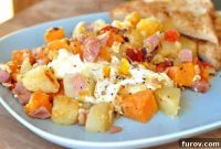 Golden Ham and Sweet Potato Hash
